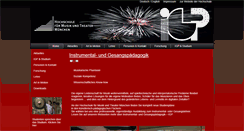 Desktop Screenshot of igp.musikhochschule-muenchen.de